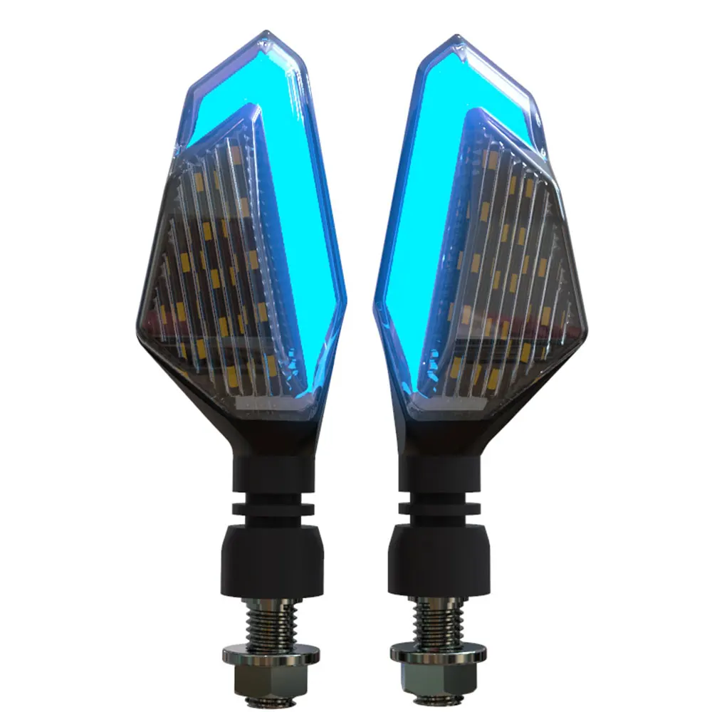 

Signal Lamp Turn Signal Super Bright Turn Signal Light Dual-Use Motorbike 2pcs 22LED Universal