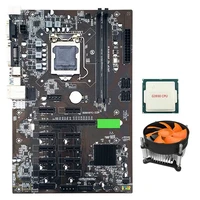 b250 btc mining motherboard lga 1151 with g3930 cpucooling fan sata 3 0 usb 3 0 supports ddr4 dimm ram for mining miner