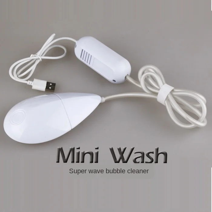

Ultrasonic Bubble Cleaner Portable Travel Scrubber Student Dormitory Mini Small Washing Machine Mouse Shape