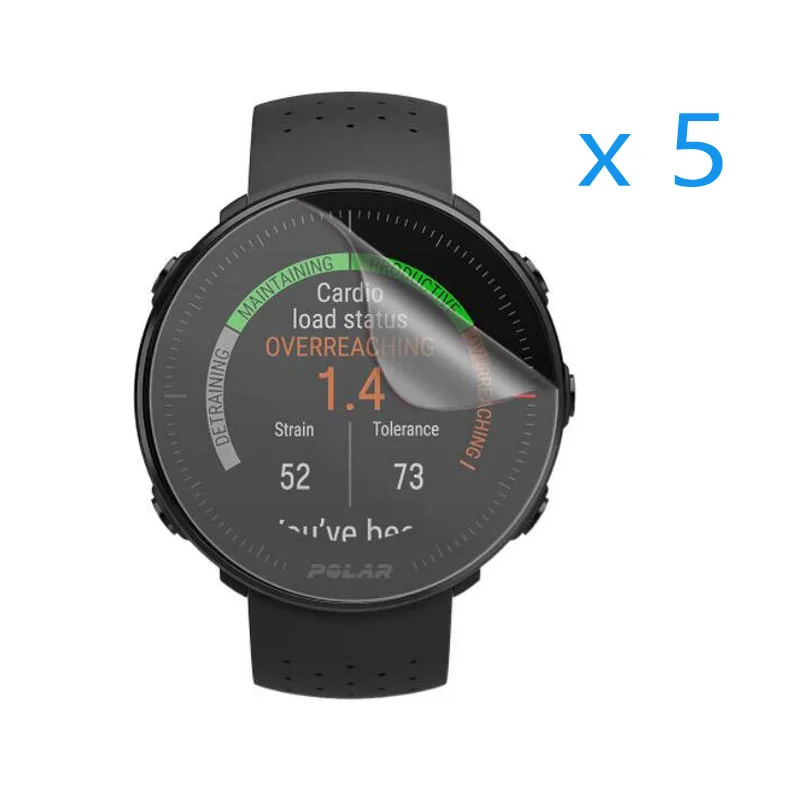 5 шт. Мягкий ТПУ Smartwatch Защитная пленка для Полар флиса с классными клепками в виде