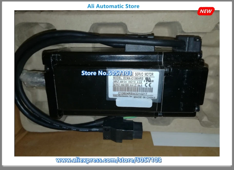 ECMA C10604RS серводвигатель переменного тока 220V 400W 1.27NM 3000 об/мин с масляным