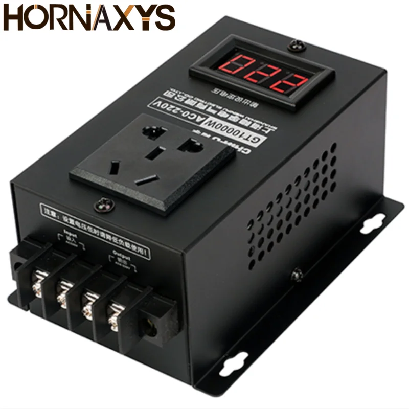 AC 220V 10000W SCR Электронный Напряжение регулятор Температура Скорость настроить