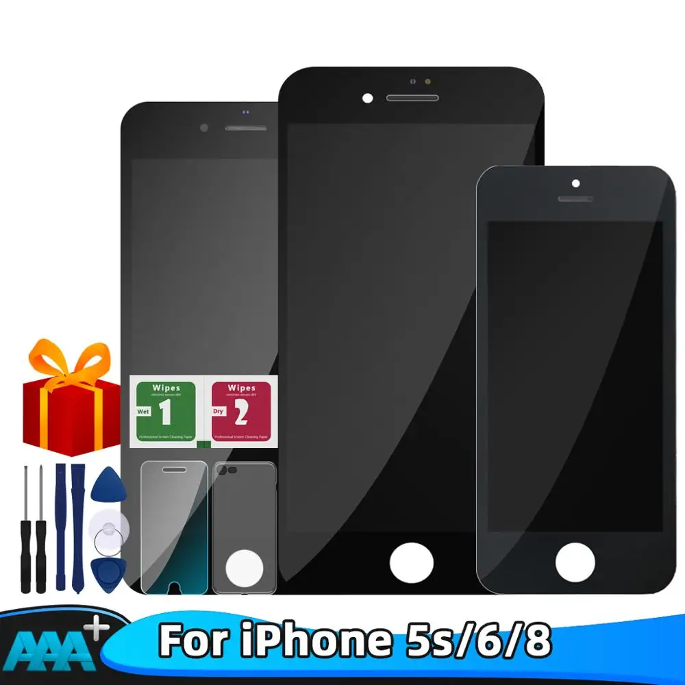 AAA +++ качественный ЖК дисплей для iPhone 5s 6 8 сенсорный экран дигитайзер сборка