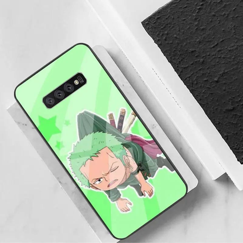 

0 Cartoons One Piece Phone Case Tempered Glass For Samsung Note8 9 10 10pro 10plus 20 20ultra S8 S9 10 20 Plus