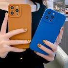 Однотонный чехол карамельного цвета из мягкого ТПУ для телефона Samsung Galaxy A13 M52 5G A32 A72 A52 A22 4G A71 A51 A21s A02 A02S A03S, силиконовый чехол