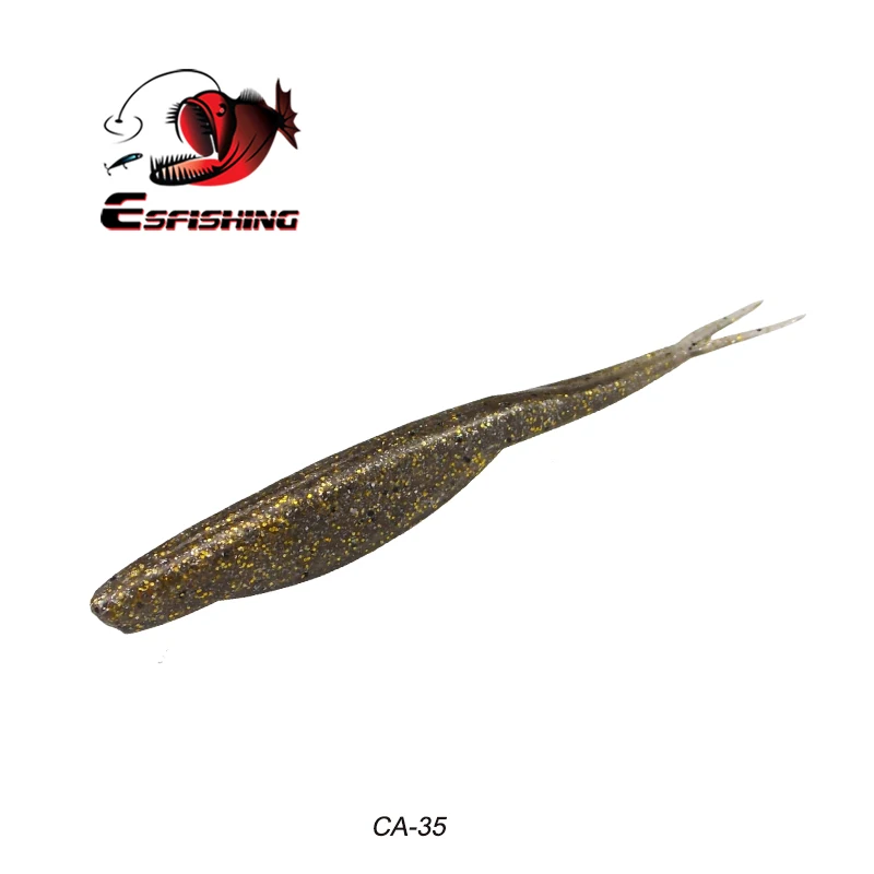 CA35 ESFISHING рыболовные приманки мягкие супер флюк 120 мм 8 г 6 шт. рыболовные аксессуары снасти Leurre soule рыболовные снасти - Цвет: CA35