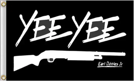 

YEE FLAG 90x150cm for Decoration WITH GUN BANNER