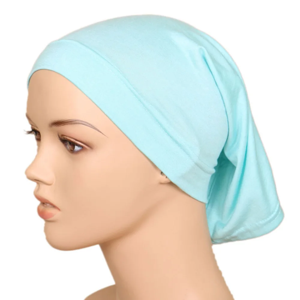 Мусульманский головной платок Женская хиджаб хлопковая шапка под шарф чехол на