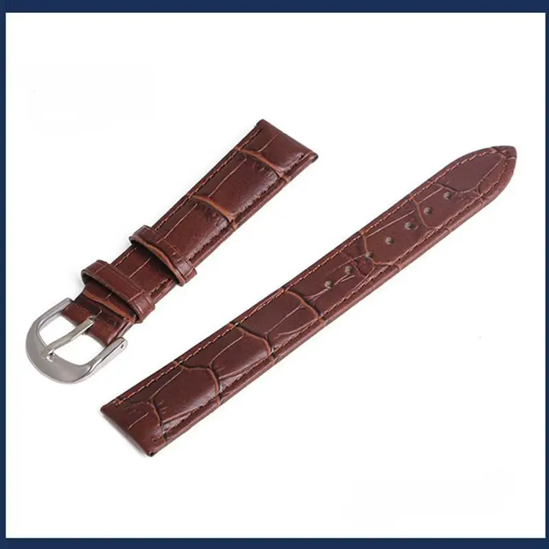 Ремешки для часов женские мужские из натуральной кожи 12/18/20 мм 14/16/19/22