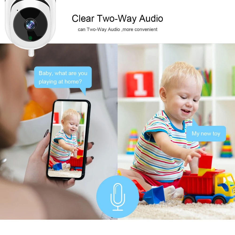 NEOCoolcam Full HD 1080P Tuya умная Мини Wi Fi камера с панорамированием и наклоном зум