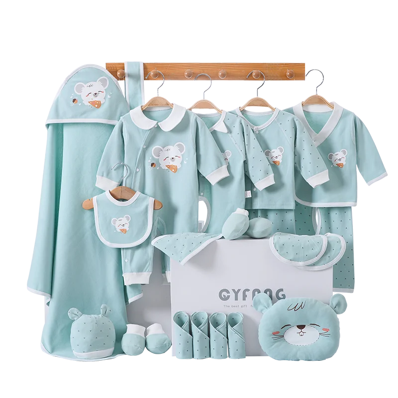 

22pcs/set Winter Baby Clothes Outfits Warm Newborn Cotton Sets Thick Keep Underwear Suit Girls Soft Clothing