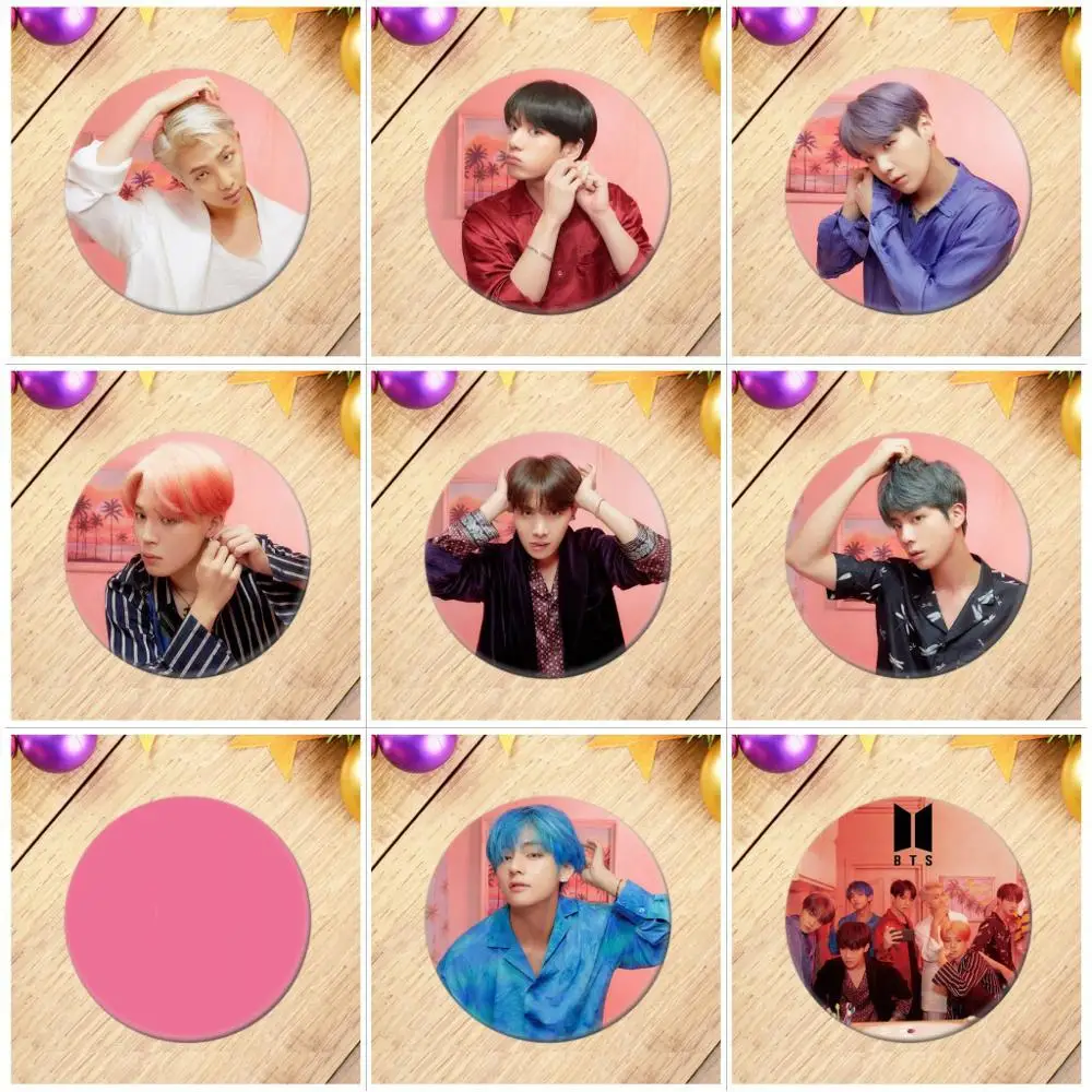 2 шт Kpop Bangtan мальчики альбом брошь, значок на булавке аксессуары для одежды шляпа украшение для рюкзака брошь на заказ булавки