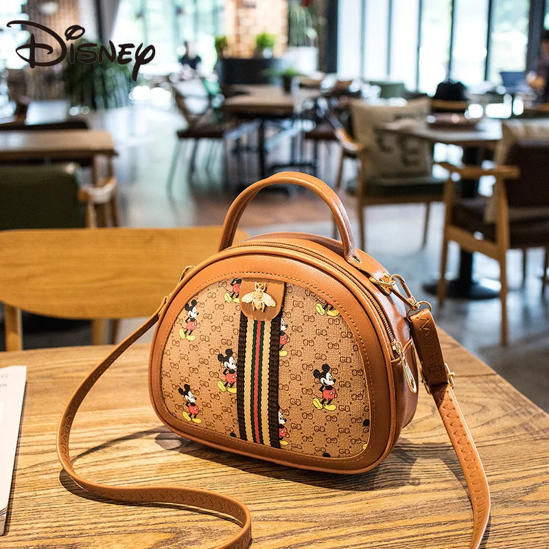 

Disney Cartoon Ladies One-shoulder Messenger Bag Fashion Casual Ladies Handbag Large-capacity Multi-function Pu Zipper Luxury