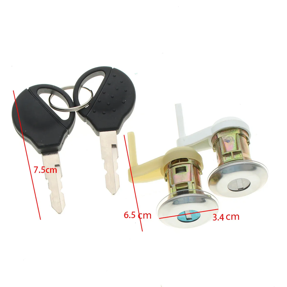 Дверной замок и ключи 2 шт. дверной с ключами передний левый правый для PEUGEOT 1998-2009