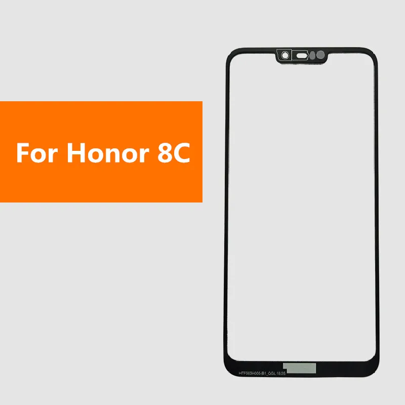 Honor8C внешний экран для huawei Honor 8C Передняя сенсорная ЖК-панель дисплей из стекла крышка объектива телефон Ремонт Замена частей