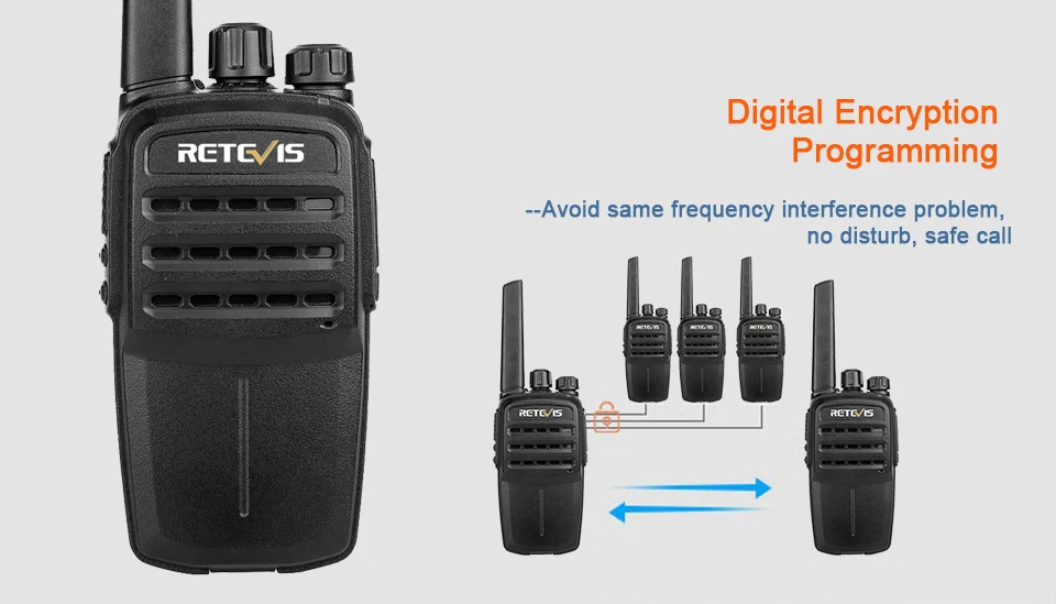 RETEVIS RT40 DMR цифровая рация PMR446/FRS PMR 446MHz радио Comunicador 0,5 W VOX двухсторонний радиоприемопередатчик