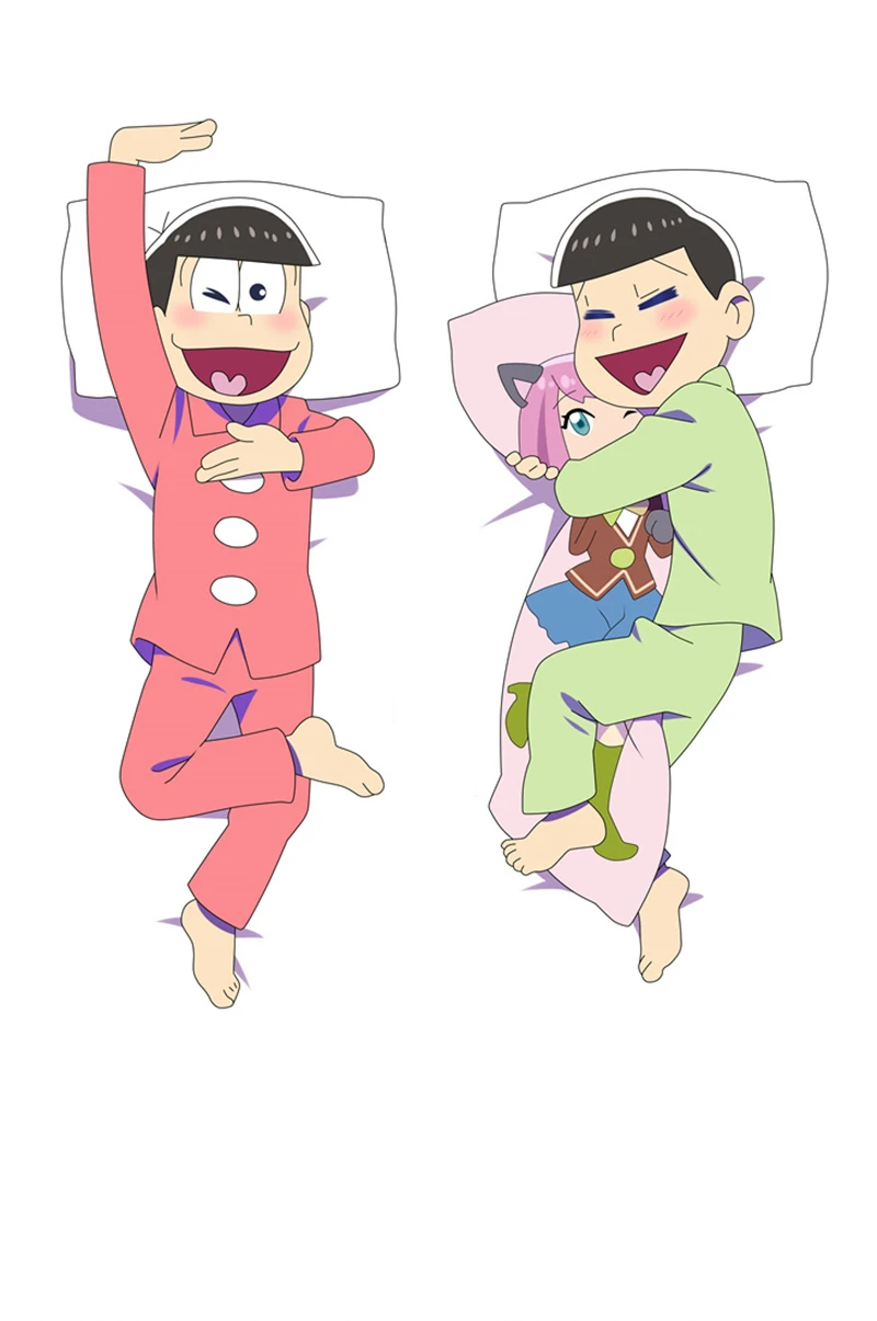 

Dakimakura Mr. Osomatsu Matsuno Karamatsu Choromatsu Ichimatsu Todomatsu Hugging Body Pillow Case Cushion Cover Gift Big Size
