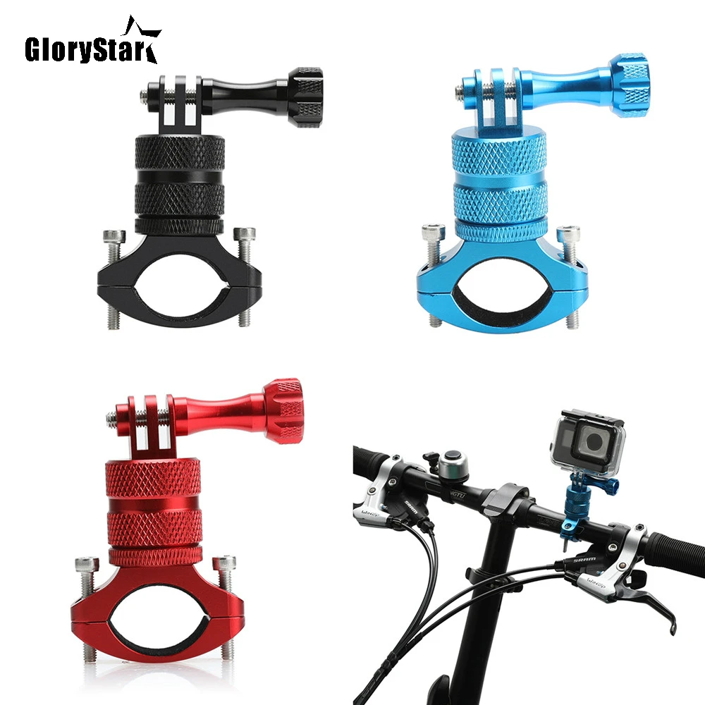 

For Go Pro Bicycle Mount Rotatable Bike Handlebar Mount Holder Adapter Bracket for Gopro Hero 7 6 5 SJ6000 Xiaomi yi Accessories