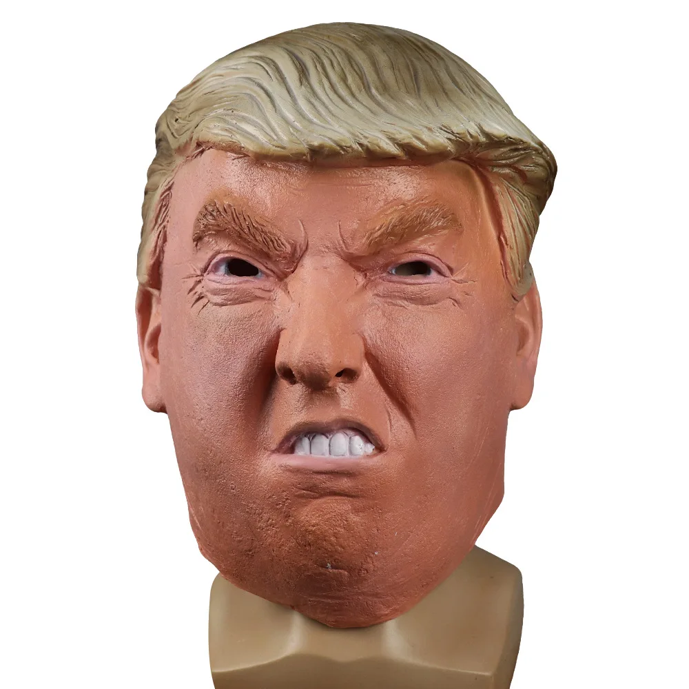 1 шт. маска Дональда Трампа гнева биллионера Президентский костюм латексная для