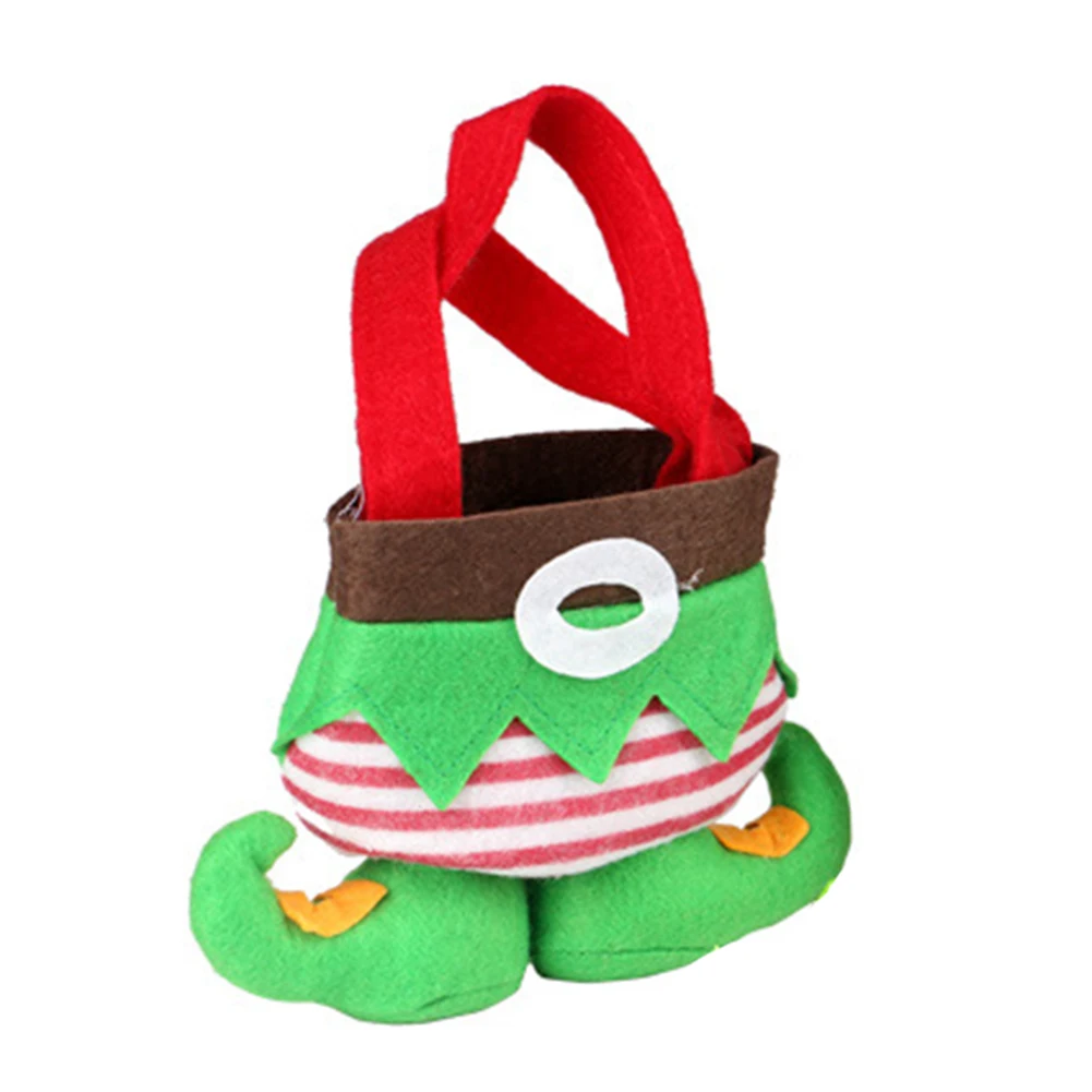 Рождественский подарок держатель для бутылки вина с конфетами подтяжки Санта