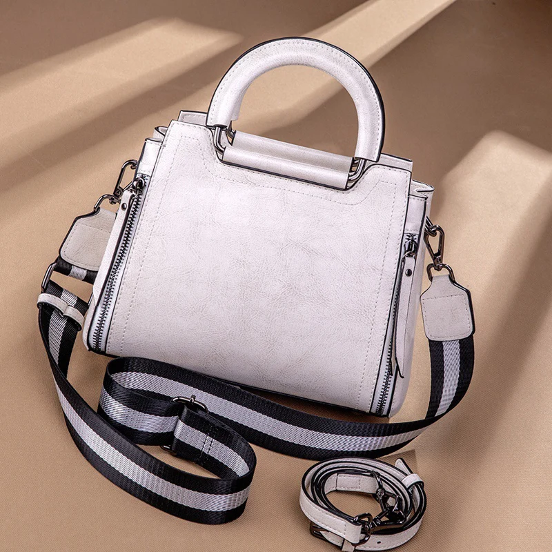 Новая женская сумка-мессенджер San Maries из натуральной кожи топ с ручками