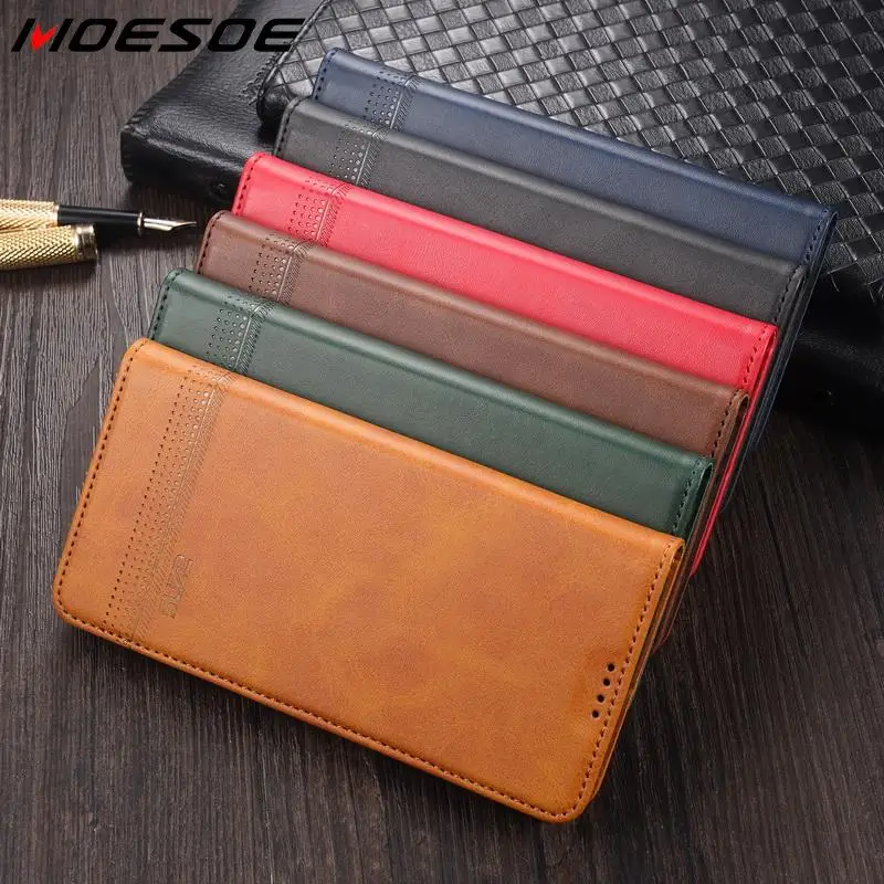 

For Xiaomi Mi 11 10T Pro Case POCO M3 Leather Magnetic Flip Card Pockets Case For Redmi 9T Note 9 Pro 9A Stand Back Cover