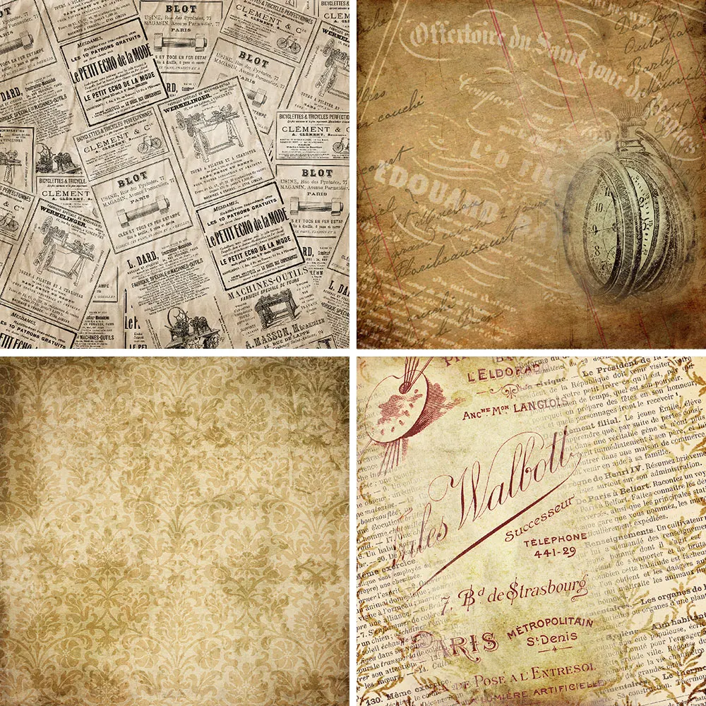 AHOMASH винтажный материал фоновая бумага нежелательный журнал Скрапбукинг