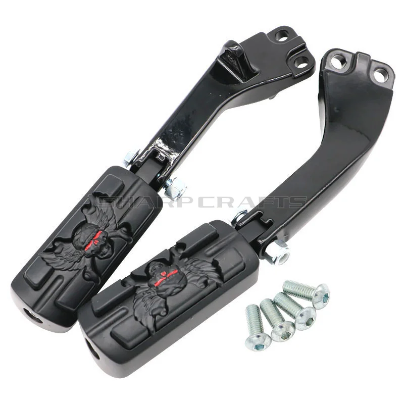 Пассажирские подножки крепежные кронштейны крепления Чехол для Harley Dyna Glide EFI FXDF