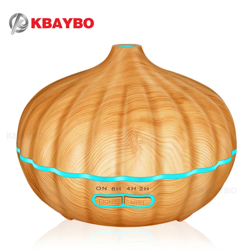 

KBAYBO 550ML Cold mist sprayer air humidifier aromatherapy essential oil purifier with 7 colors LED lights home office