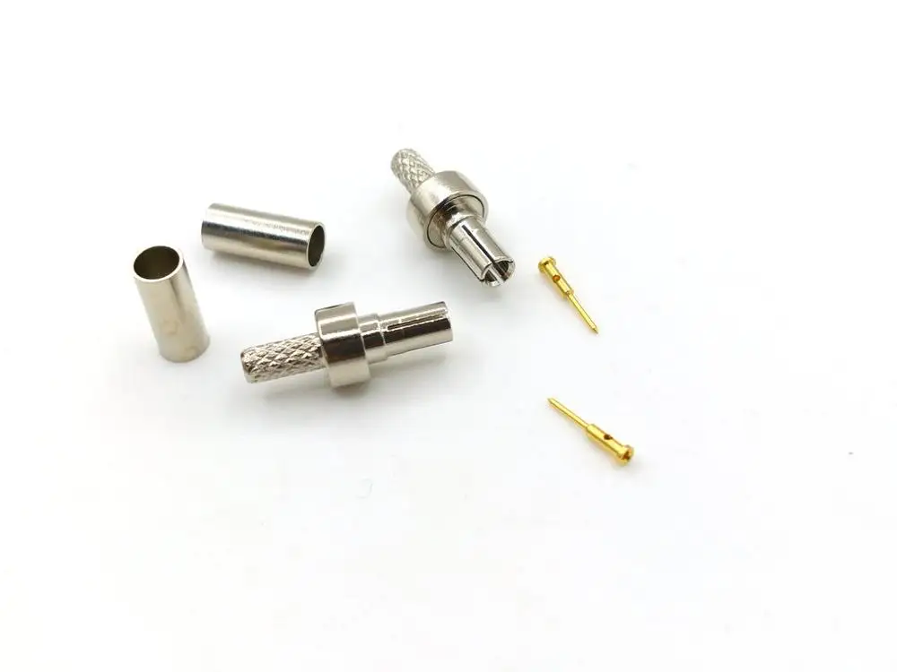 100 шт./300 шт./1000 шт. CRC9 Штекерный обжим для RG174 RG179 RG316 RG188 коаксиальный кабель RF