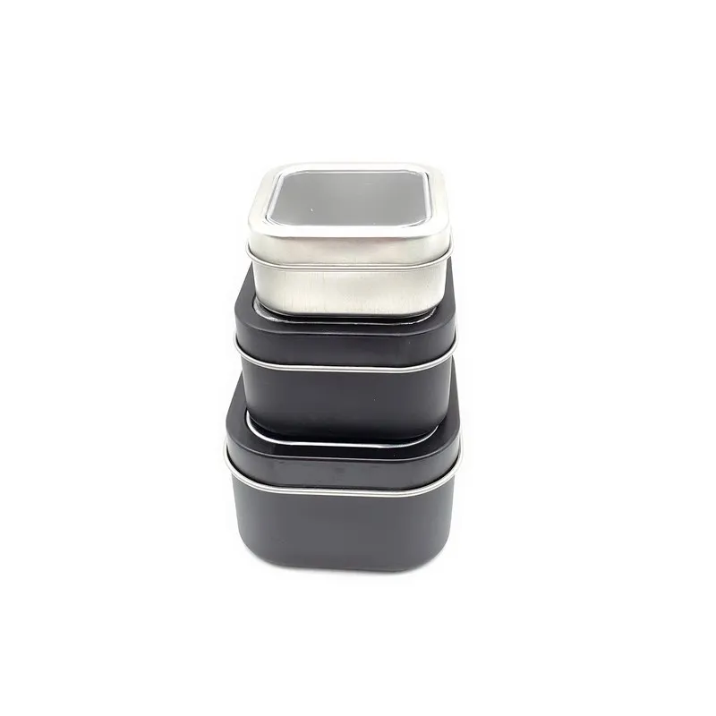 Прозрачный чехол для хранения ювелирных изделий металлическая жестяная коробка