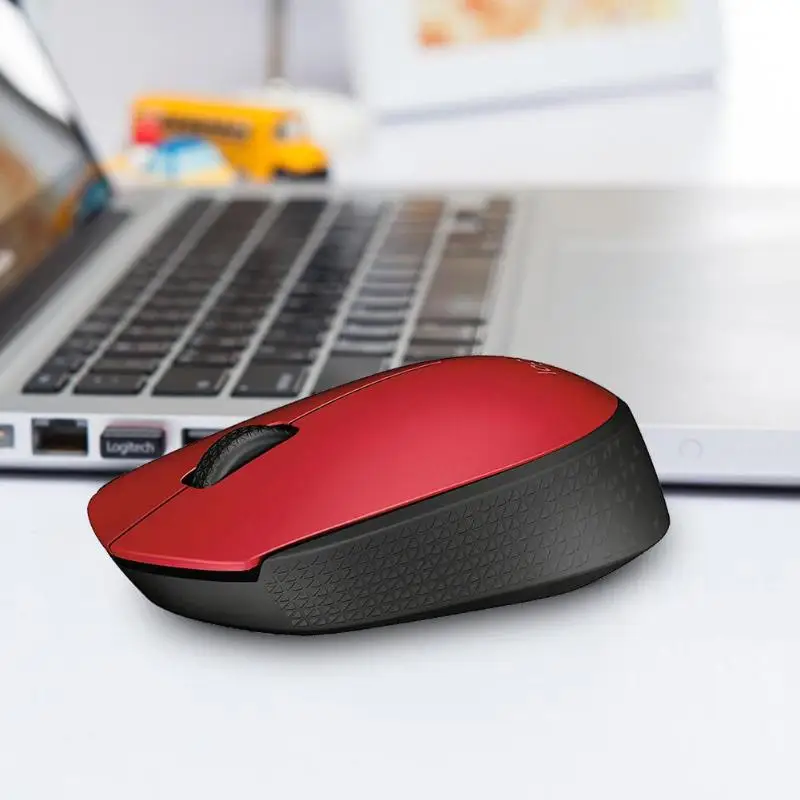 Беспроводная мышь logitech M170 2,4 ГГц 1000 dpi USB оптическая мышь с нано-приемником для ПК и ноутбука для дома и офиса с использованием компьютерных мышей