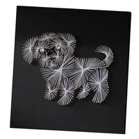 blesiya string art crafts kits for beginner diy animal dog painting material