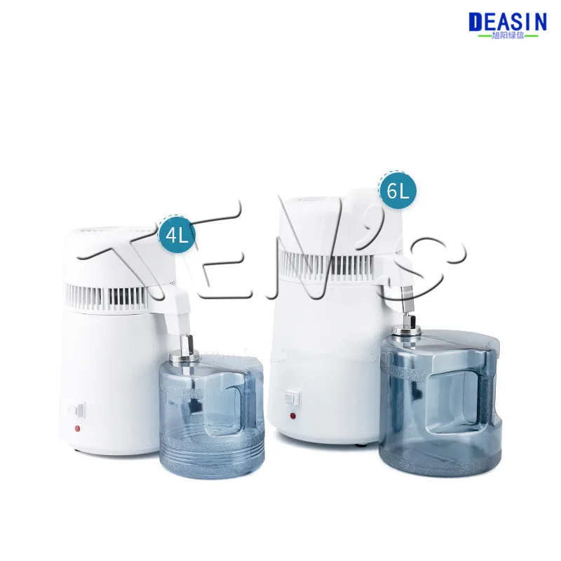 4l /6l pure water distiller dental distilled water machine stainless steel filter purifier electric distillation jug 110v 220v