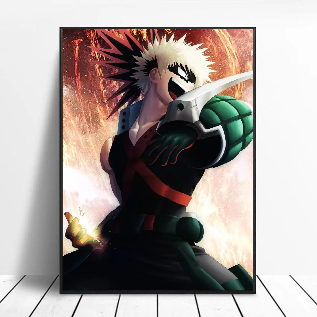 

Katsuki Bakugou-художественное Искусство Холст постер домашний декор живопись без рамки