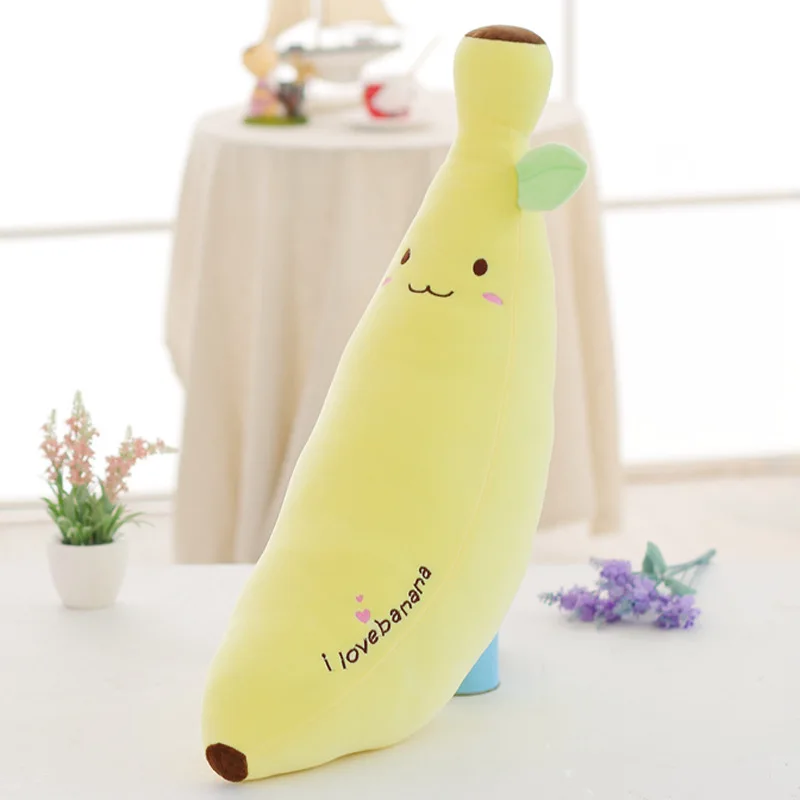Подушка бойфренда мягкая длинная подушка супер плюшевая игрушка-банан Рождество