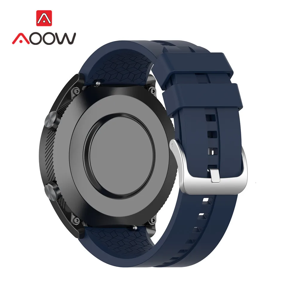 Мягкий спортивный силиконовый ремешок 22 мм для huawei Watch GT 2 Active/элегантный Honor Magic быстросъемный браслет для умных часов