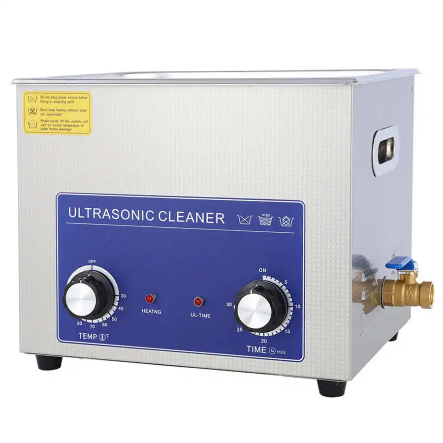 10L Механическая Ультразвуковой очиститель Нержавеющая сталь ванна с подогревом