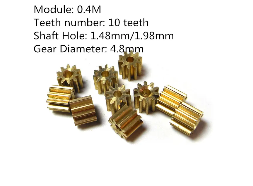 Металлические шестерни 102A/101.5A 0 4 м 10 зубьев отверстие 2 мм/1 5 мм маленький модуль