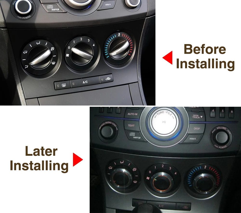 Автомобильные аксессуары установка кондиционера ручка переключателя