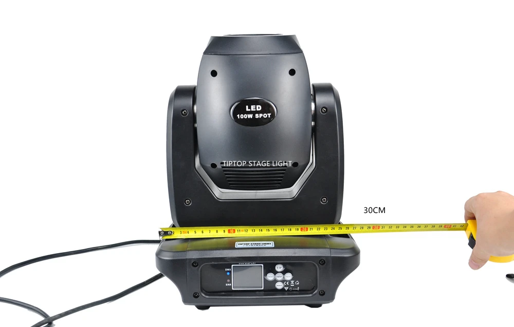Gigertop TP-L606B 100W Светодиодный прожектор движушийся головной светильник уплотненный Размеры высокое Мощность DMX 13 Каналы 3 фасеток луч Спот сценическое освещение