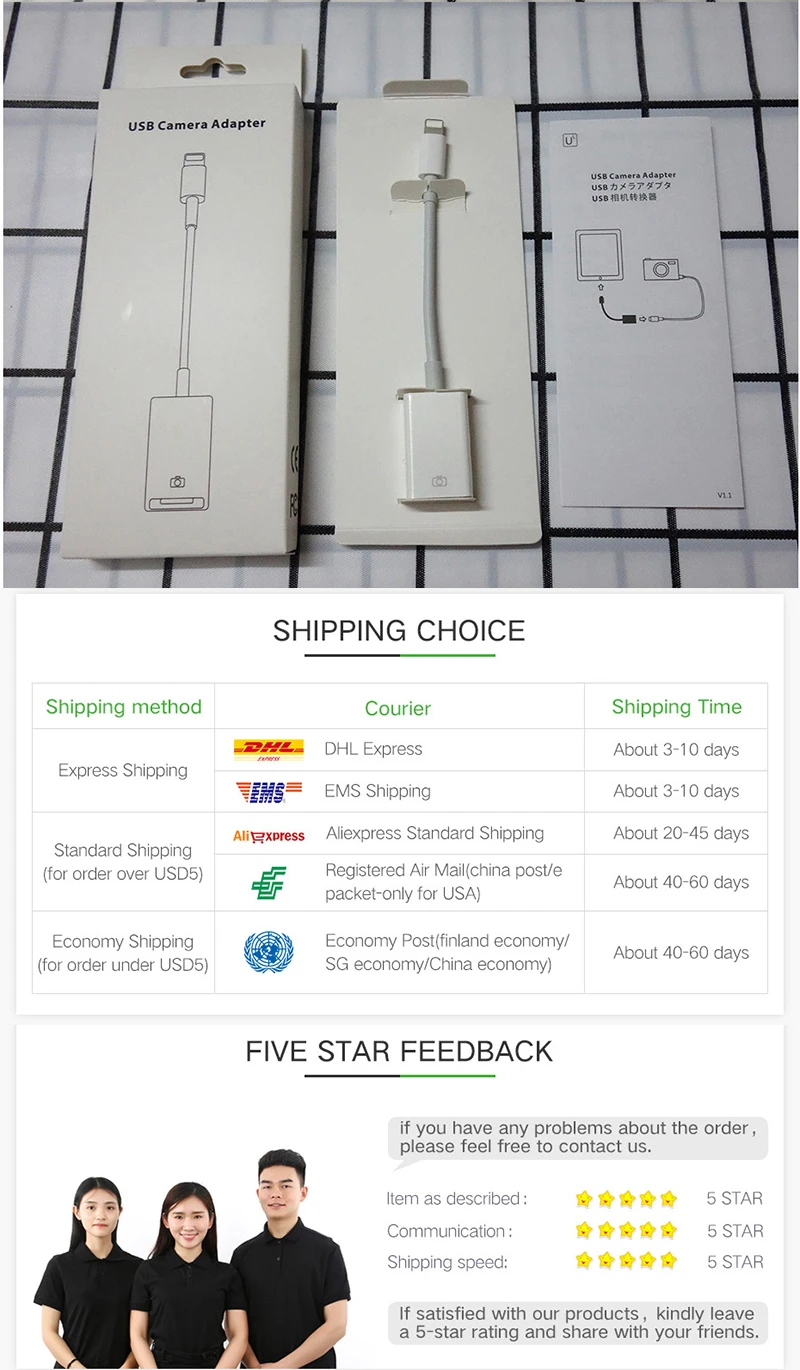 Адаптер OTG USB для камеры lightning USB кабель наушники конвертер Электрический пианино MIDI клавиатура для iphone 7 8 ios 13 адаптер