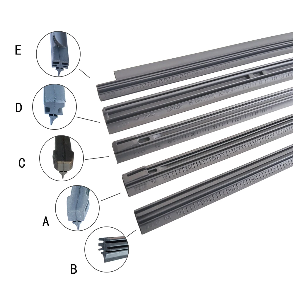 Сменная Резиновая лента для автомобильного стеклоочистителя аксессуары Lada Opel Jeep