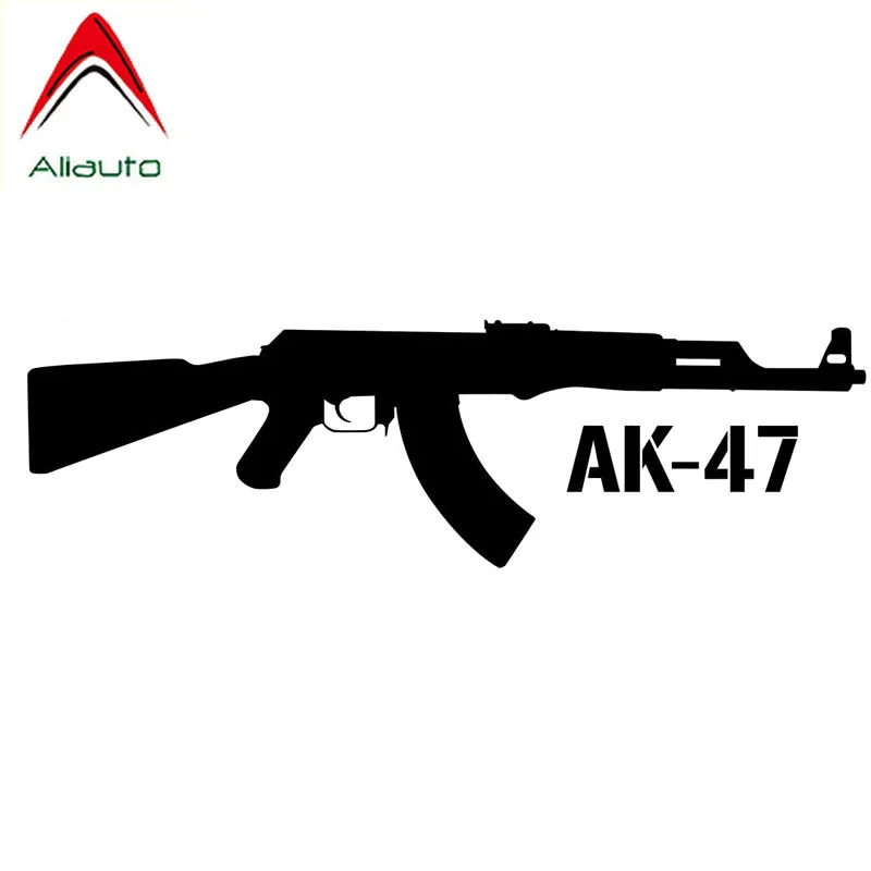 Aliauto персональная Автомобильная наклейка Калашников Ak-47 Мультфильм Пистолет