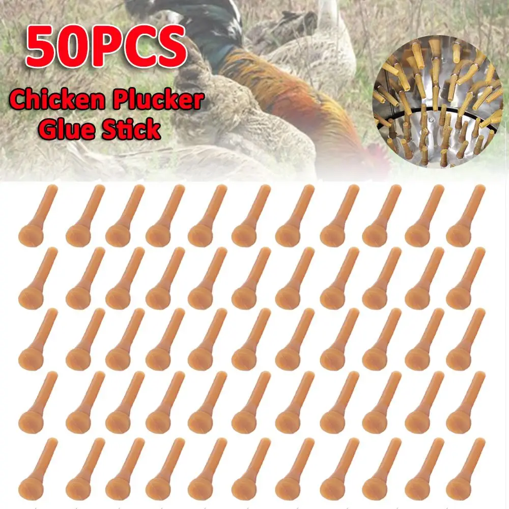 

Резиновый стержень для выщипывания птицы, прибор для удаления клея в палочке, 50 шт., длина 6,5 см, для голубей, перепелов