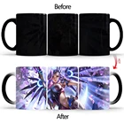 Креативная пикантная Термочувствительная чашка самурая, кружка для кофе, волшебные реактивные керамические чашки, чашка для чая, Офисная посуда для напитков