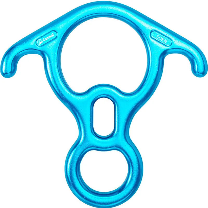 

Outdoor rock climbing high-altitude operation rope drop horns 8-shaped loop descender slow down speed drop equipment