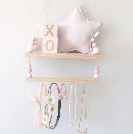 Одежда игрушки книга украшение детской комнаты вешалка с декором из бисера