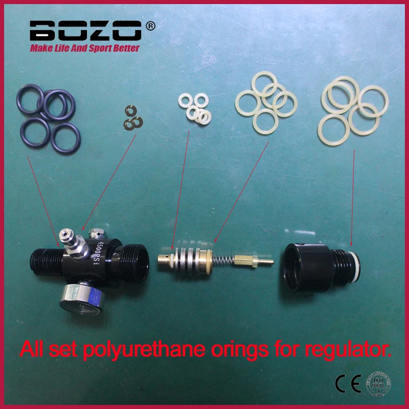 HPA Air Tank Regulator Valve O-Rings High Quality Polyuretha