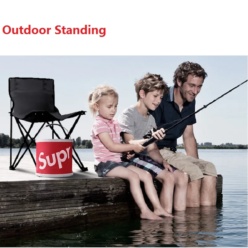 1 шт. ткань Оксфорд пластик складной портативный водонепроницаемый светильник